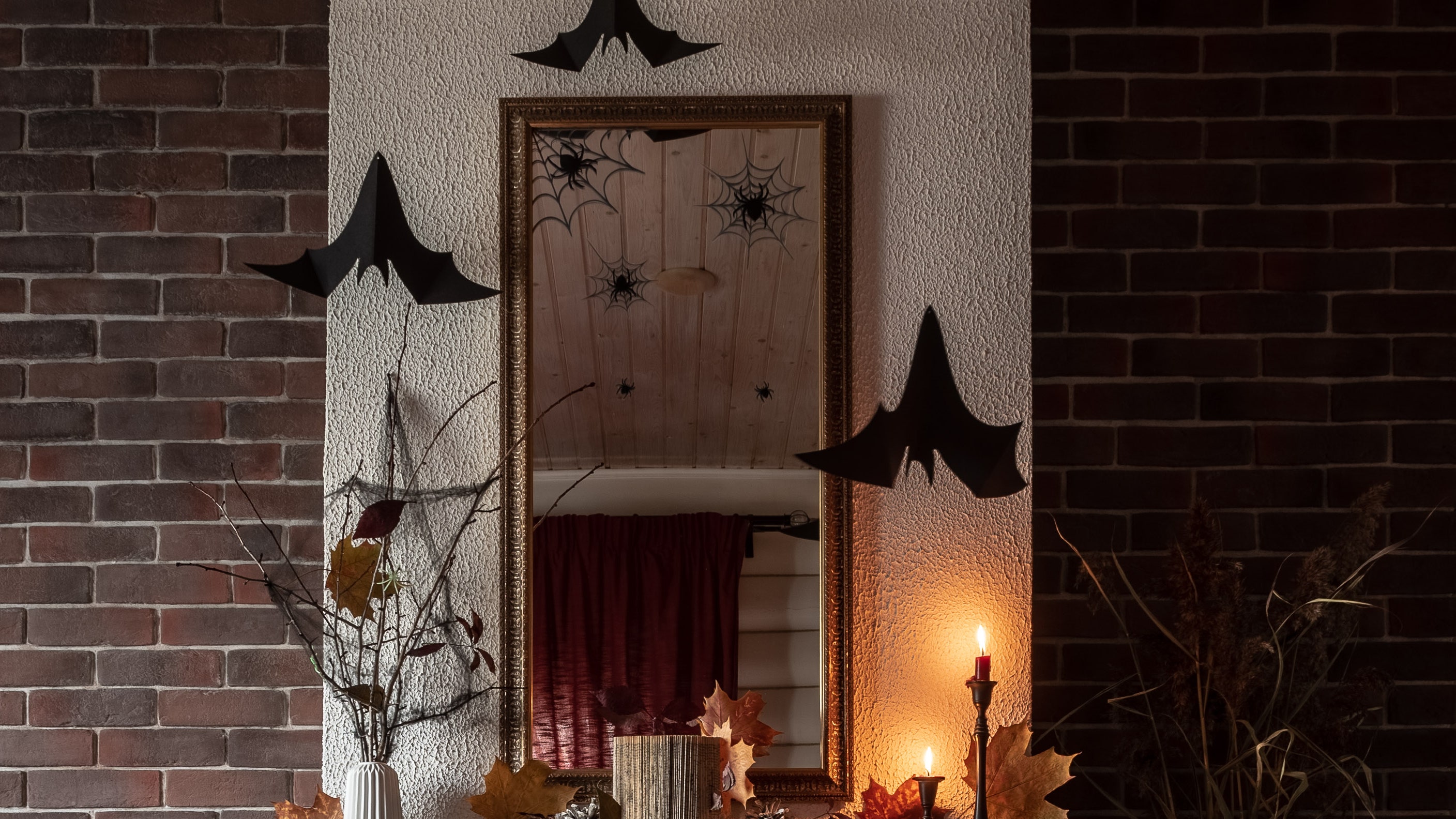Украшение комнаты на хэллоуин своими руками (66 фото)